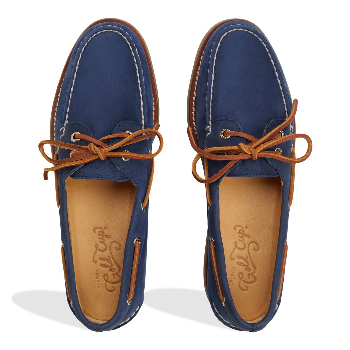 Gold ao2eye_mm Navy Men's Leather | Sperry US